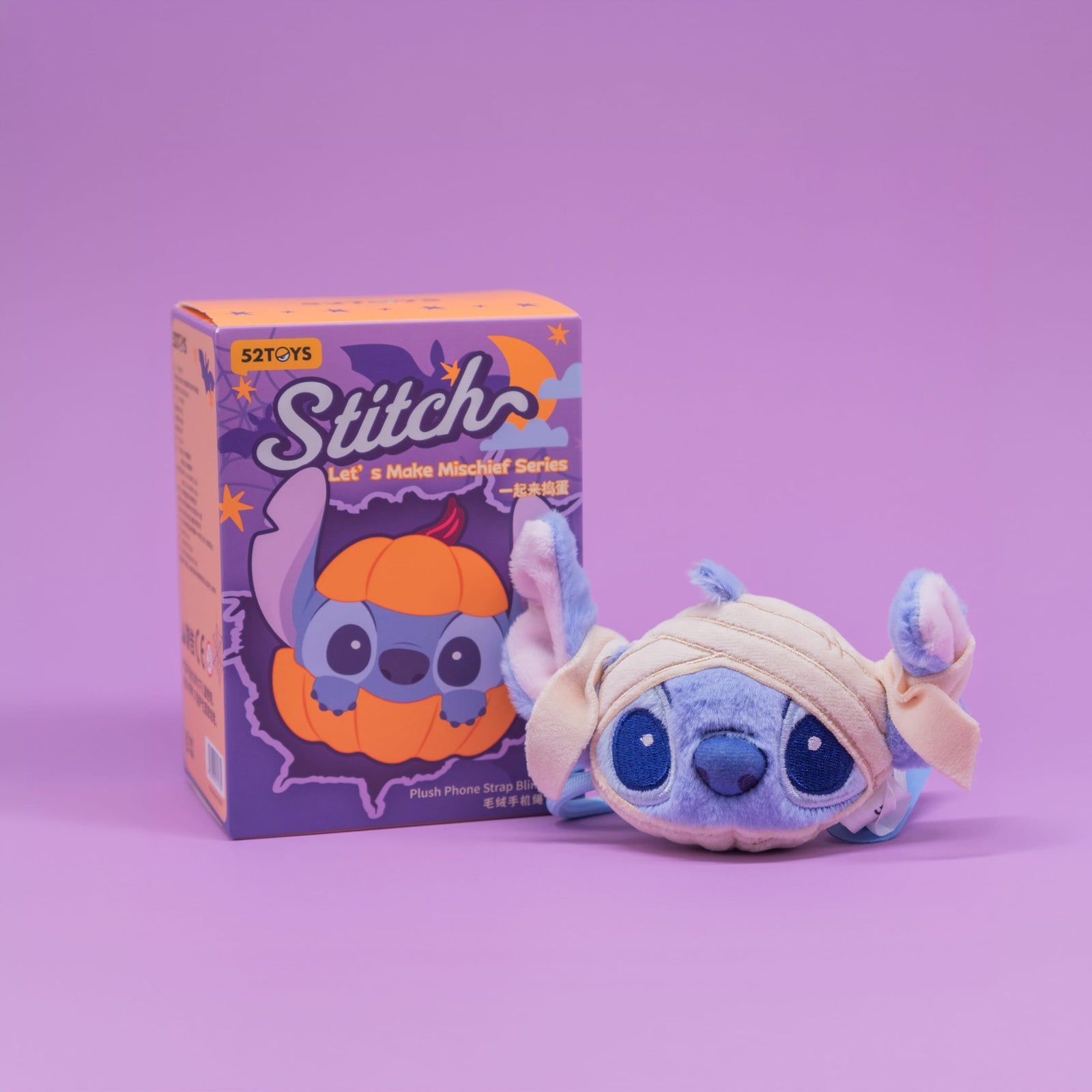 Stitch Let's Make Mischief Series Plush Phone Strap Blind Box