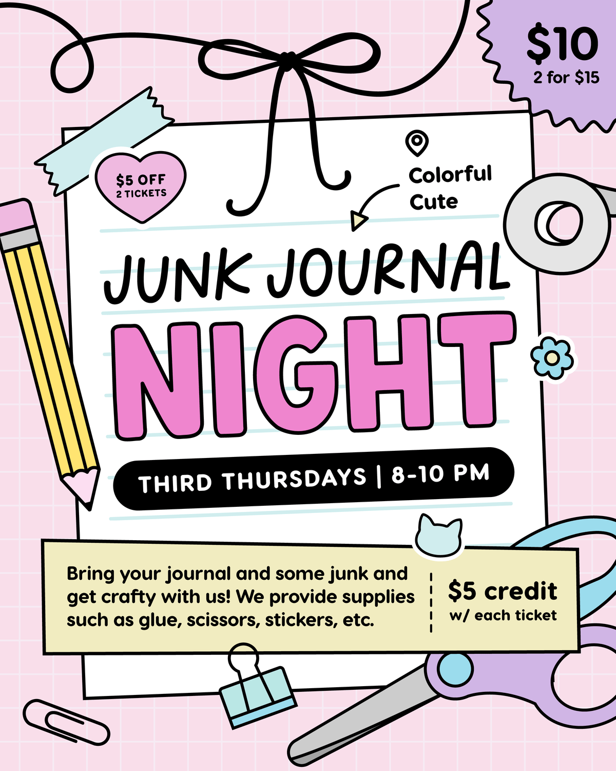 Junk Journal Night