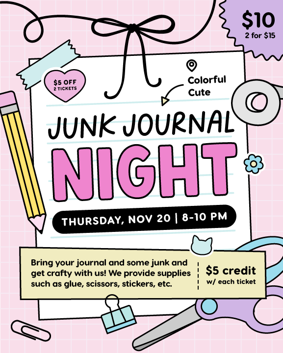 Junk Journal Night