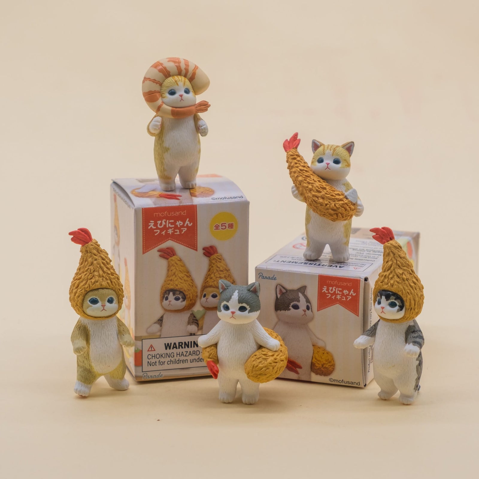 Mofusand Fried Shrimp Cat Blind Box