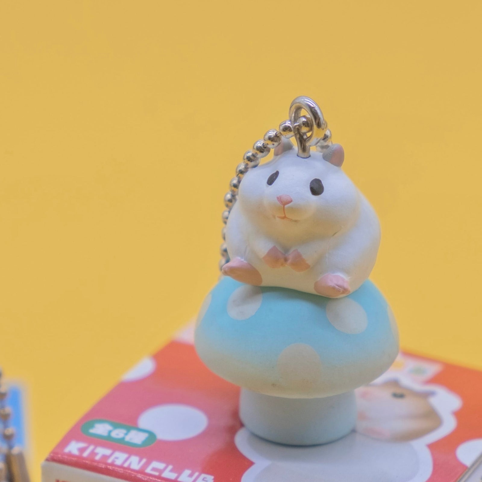 Hamster On Mushroom Keychain Blind Box