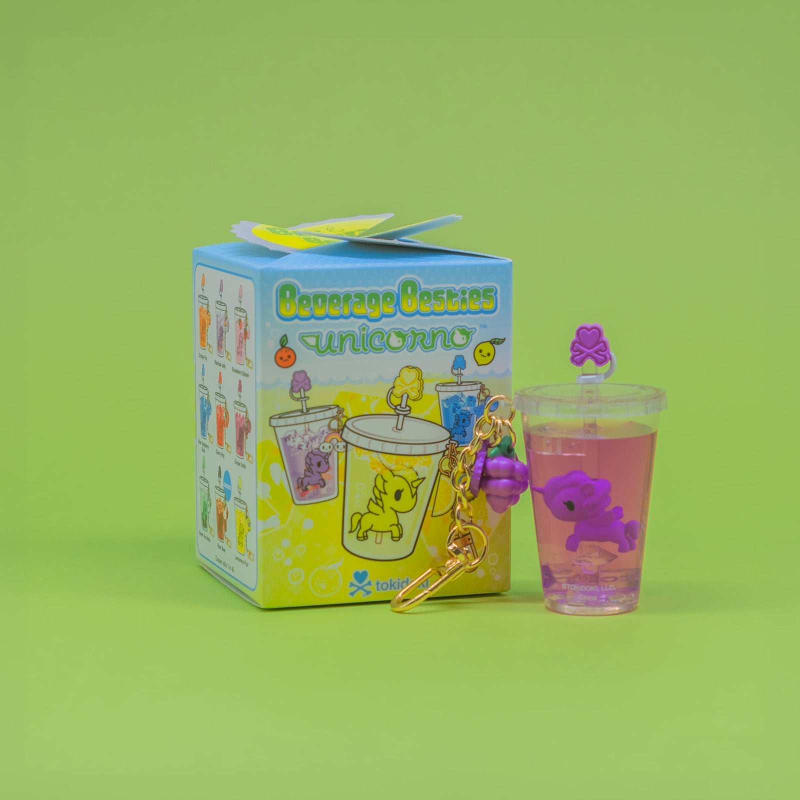 tokidoki Beverage Besties Unicorno Liquid Keychain Blind Box