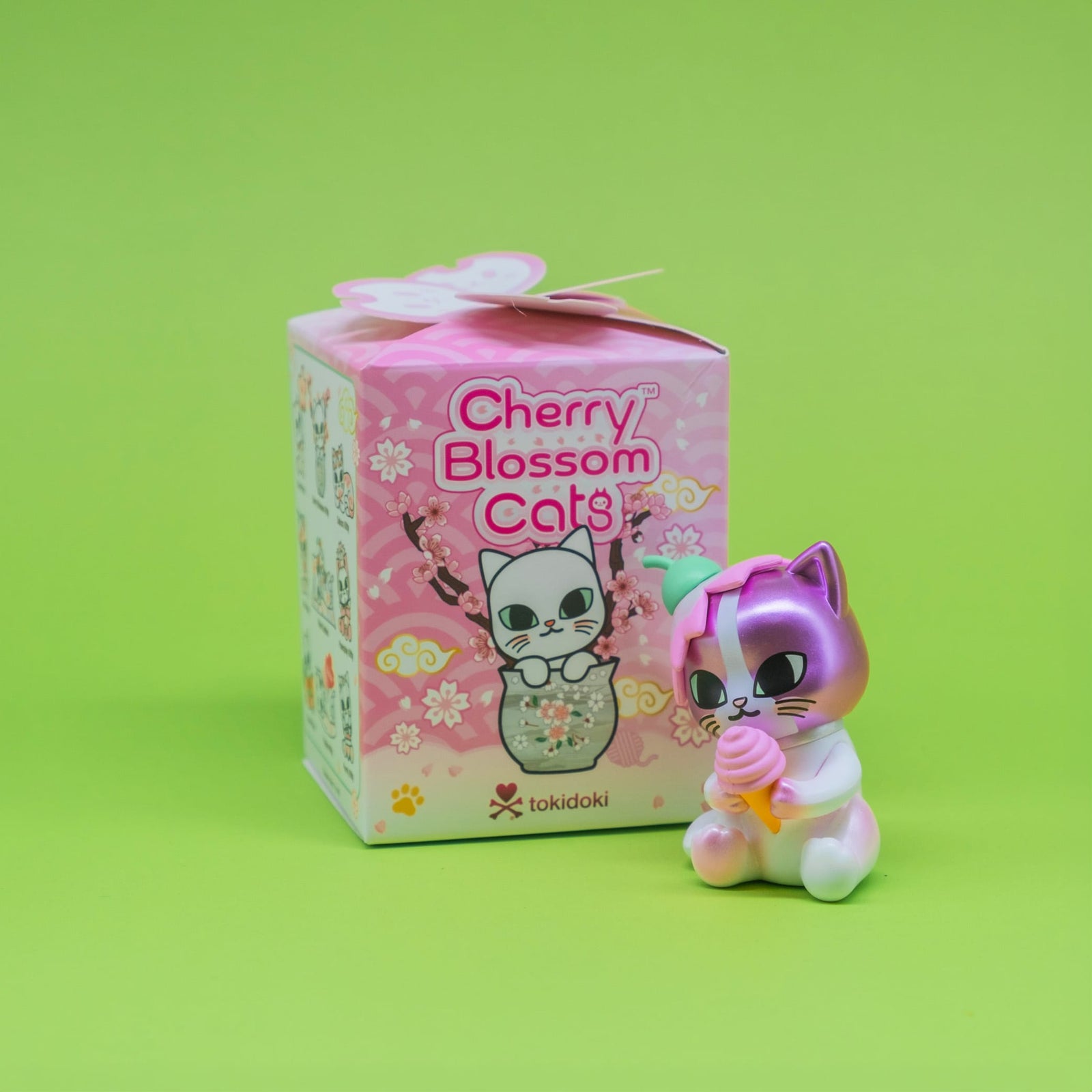 tokidoki Cherry Blossom Cats Mini Figure Blind Box