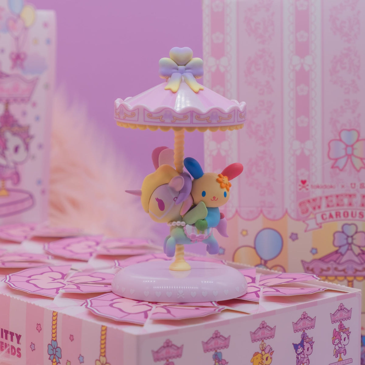 tokidoki x U*SA*HA*NA Sweet Pink Carousel Special Edition Figure