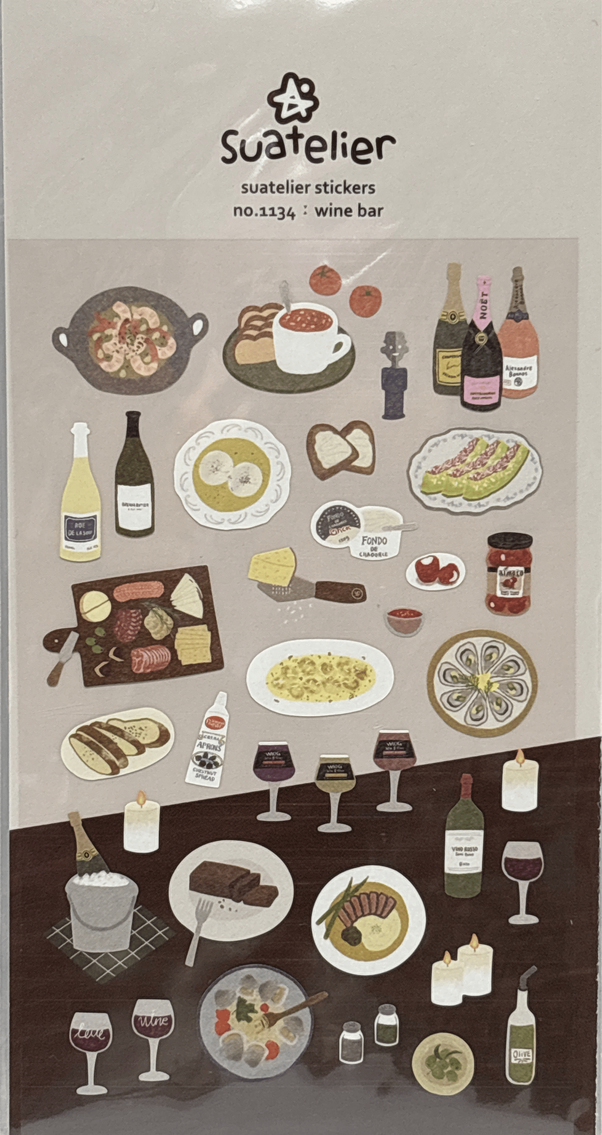 Wine Dinner Suatelier Stickers