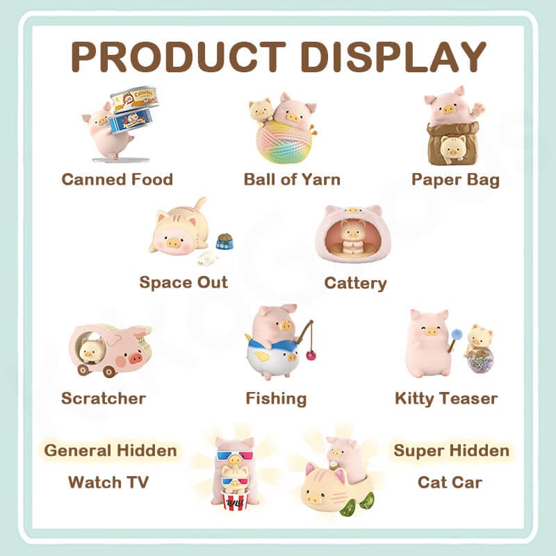 Lulu The Piggy Caturday Figure Blind Box