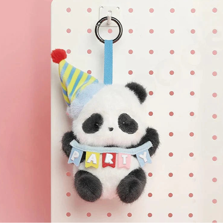 Panda Roll Party Plush Keychain Blind Box