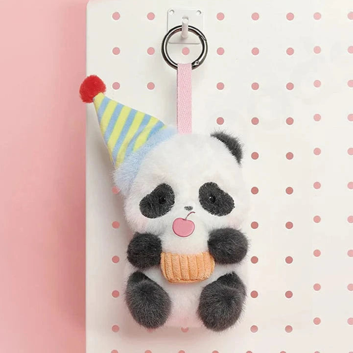 Panda Roll Party Plush Keychain Blind Box