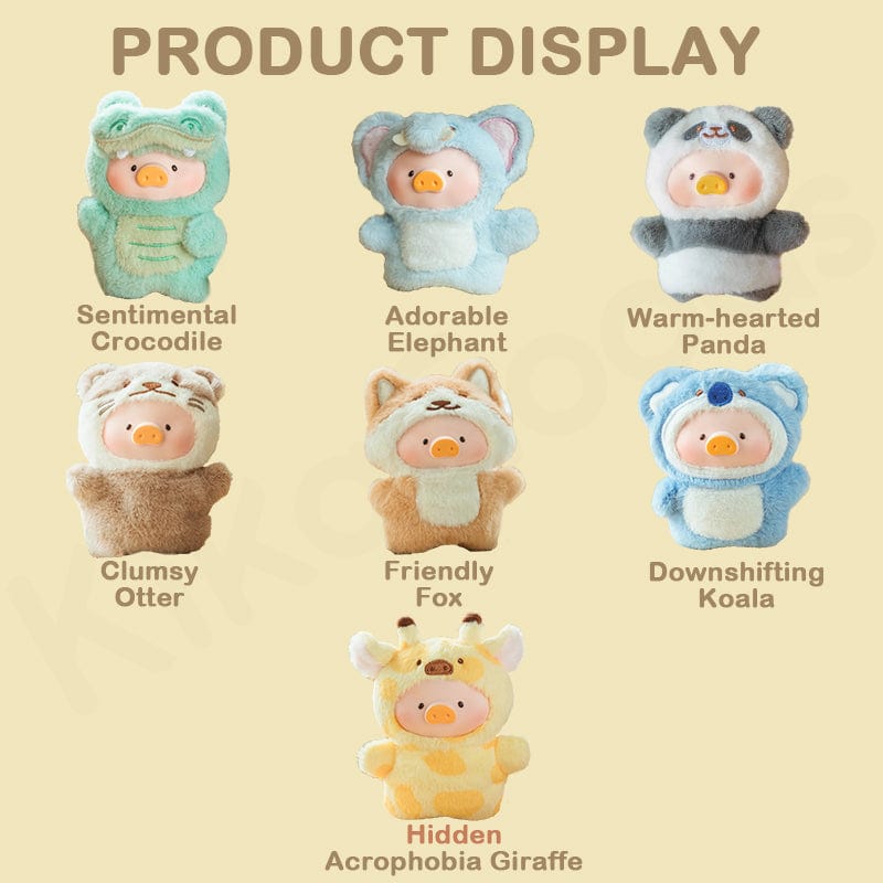 Lulu The Piggy Animal Party Puppet Show Keychain Blind Box