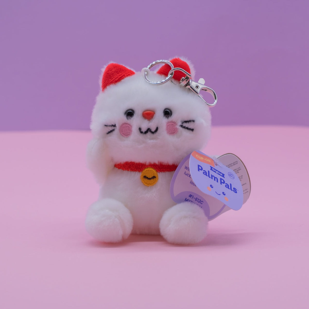 Kota Lucky Cat Palm Pals Clip-On 4" Plush