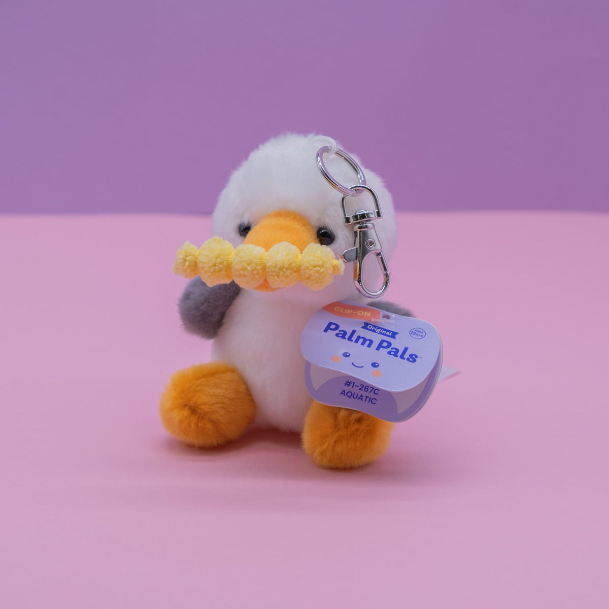 Buoy Seagull Palm Pals Clip-On 4" Plush