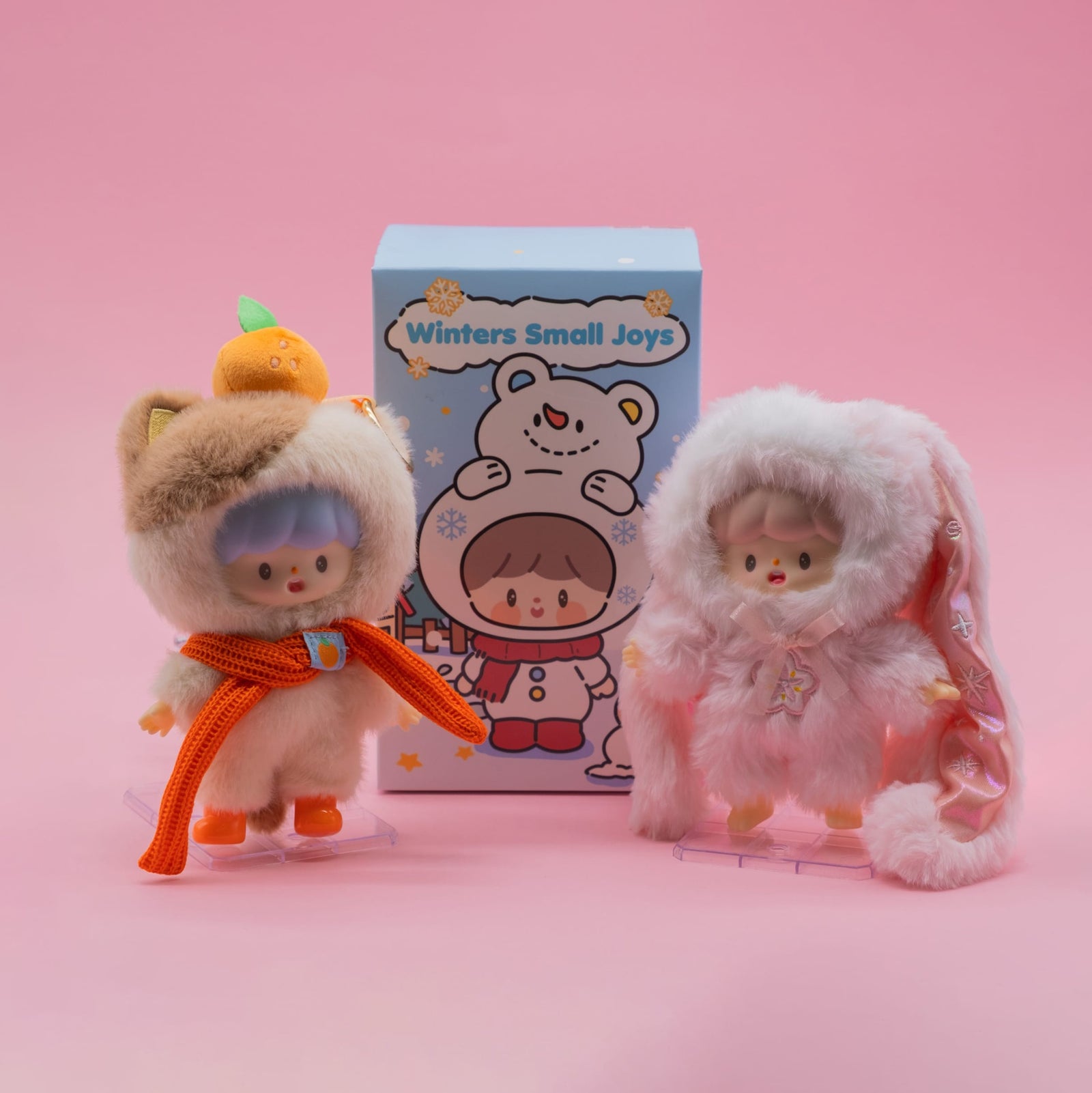 zZoton Winters Small Joys Series Plush Keychain Blind Box