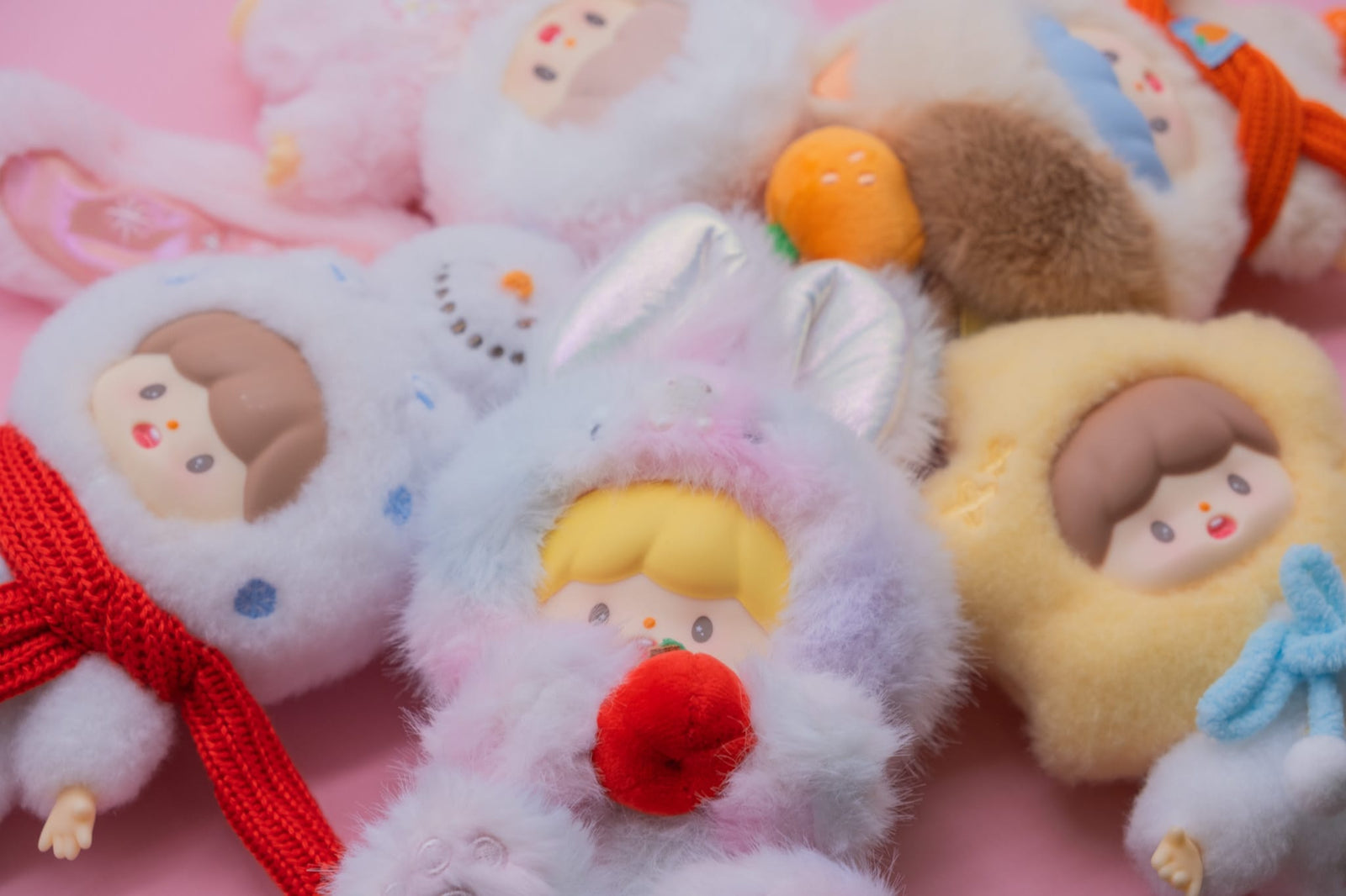 zZoton Winters Small Joys Series Plush Keychain Blind Box