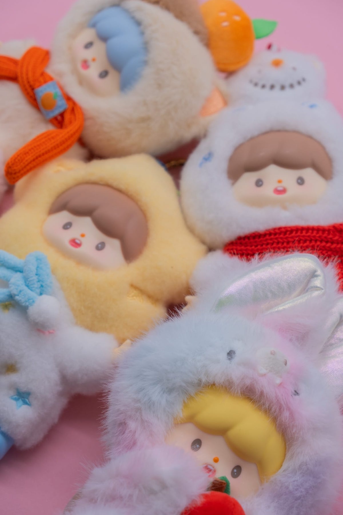 zZoton Winters Small Joys Series Plush Keychain Blind Box