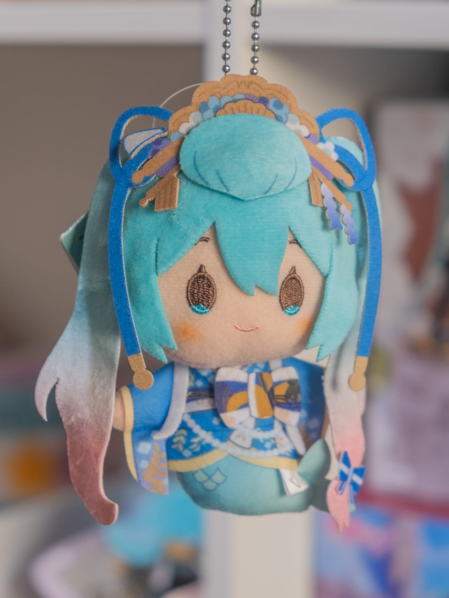 Hatsune Miku Hyakki Yagyō Mermaid Version Plush Keychain