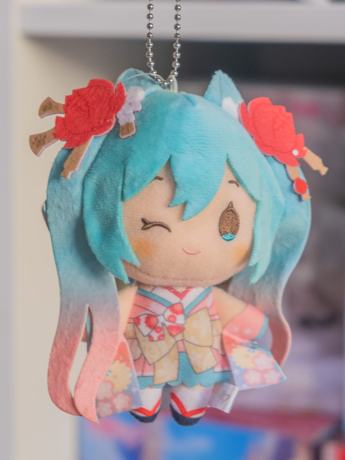 Miku Hyakkiyakou Cat Mascot Keychain