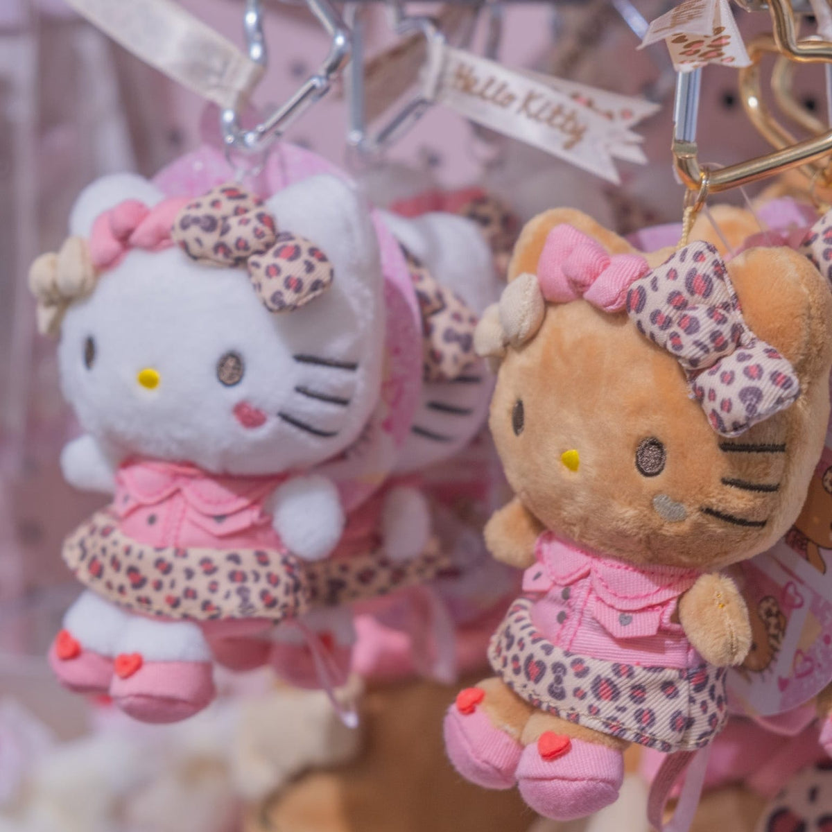 Hello Kitty Leopard Plush Keychain (Trendy Birthday Series)
