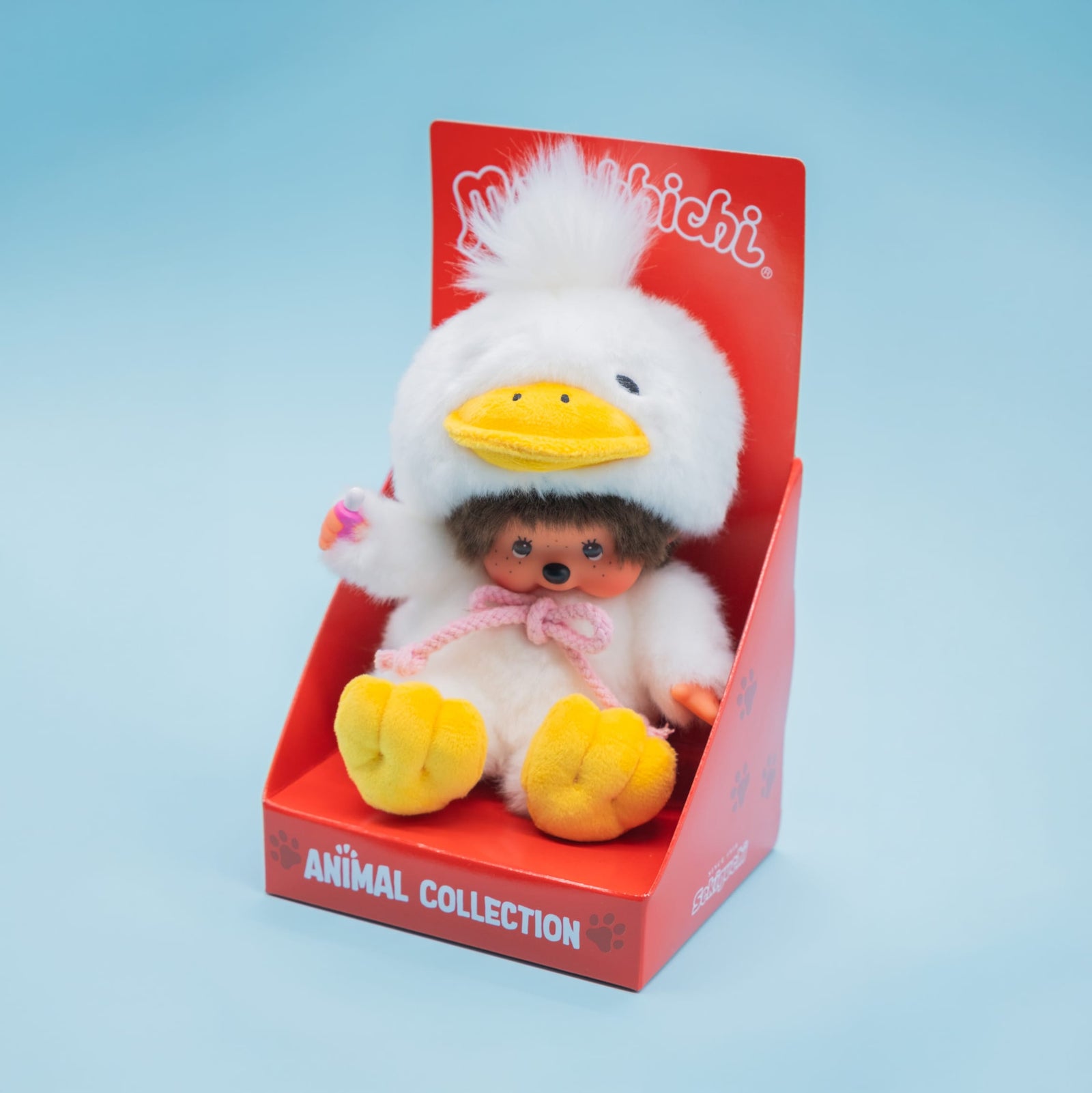 Monchhichi in Fluffy Duck Costume
