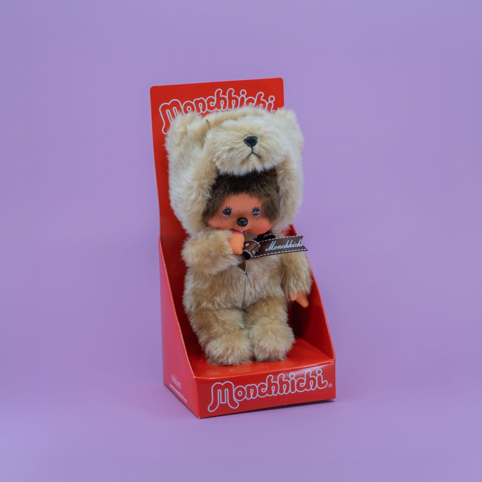 Monchhichi in Teddy Bear Costume
