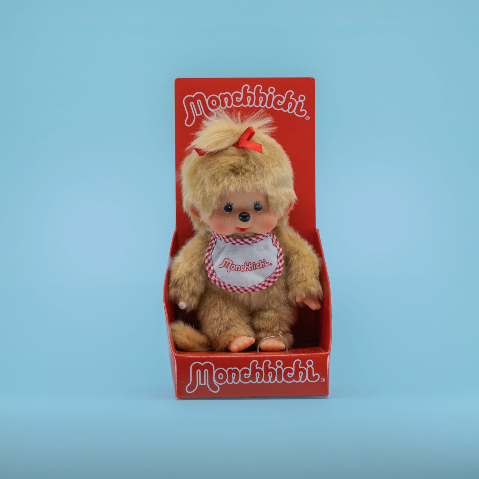 Golden Beige Girl Monchhichi 8" Plush