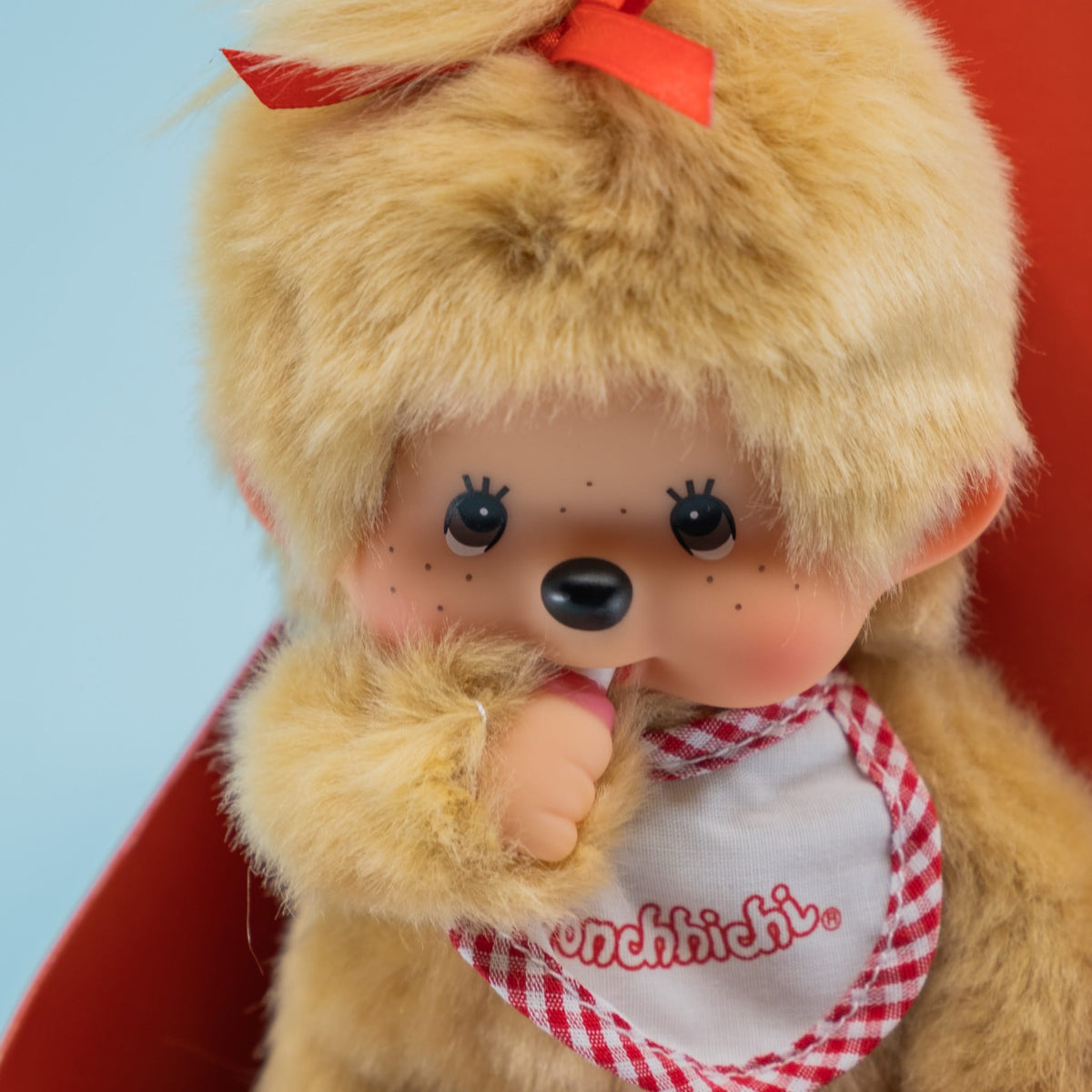 Golden Beige Girl Monchhichi 8" Plush