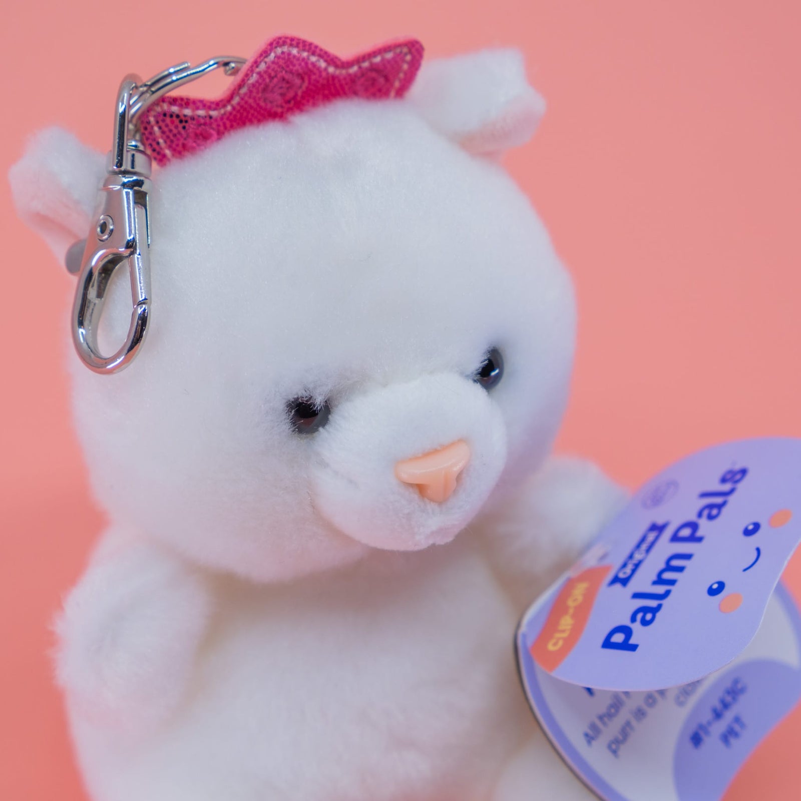Priscilla Princess Kitty Clip-On Palm Pals Plush