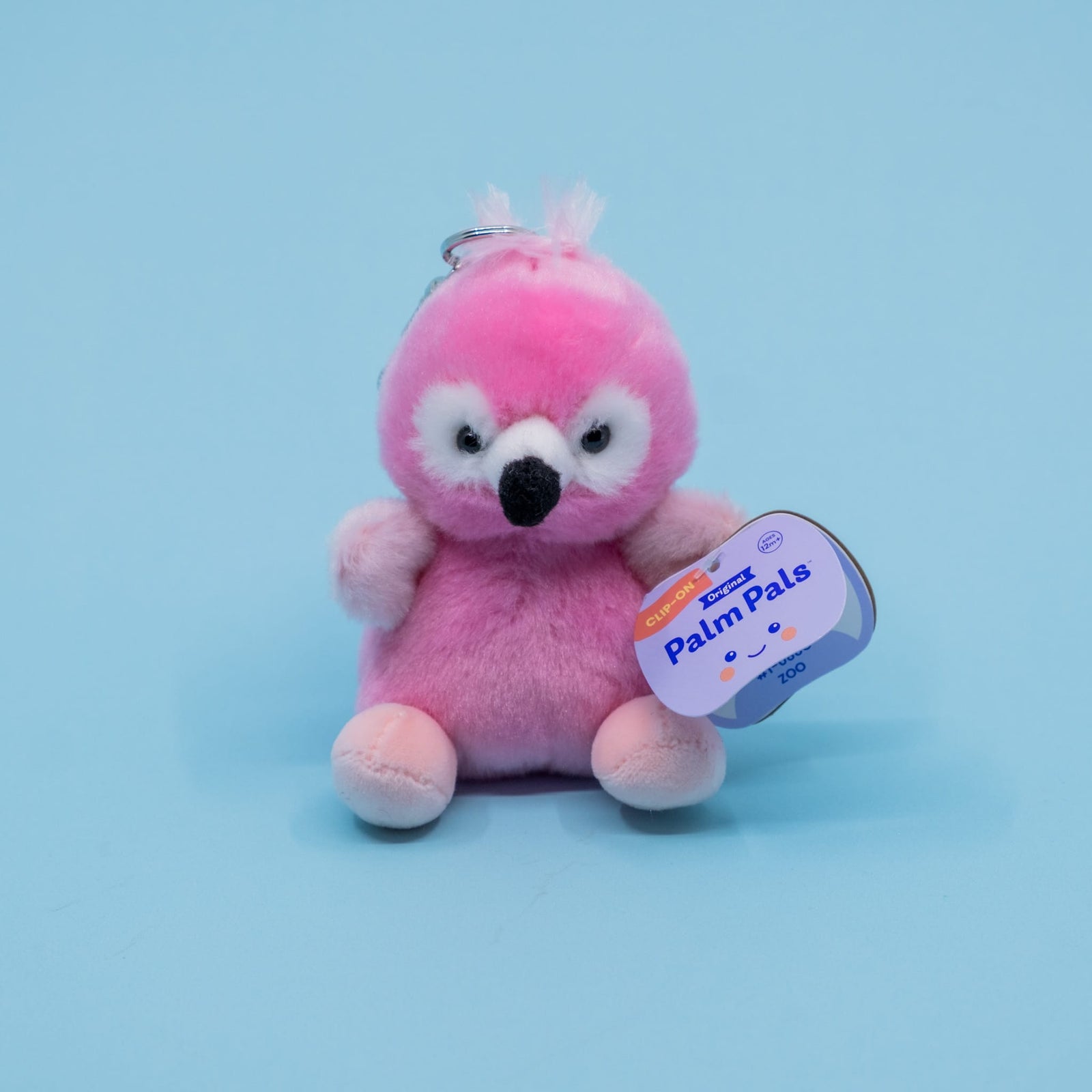 Pinky Flamingo Clip-On Palm Pals Plush