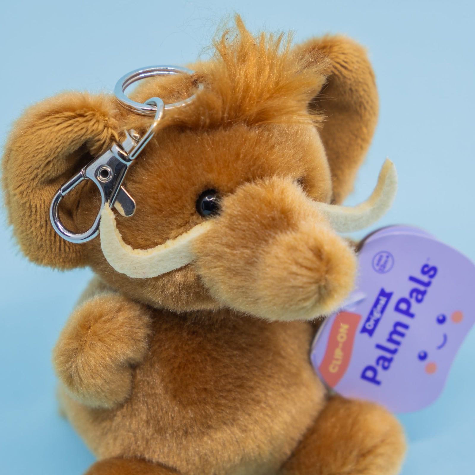 Mo Woolly Mammoth Clip-On Palm Pals Plush