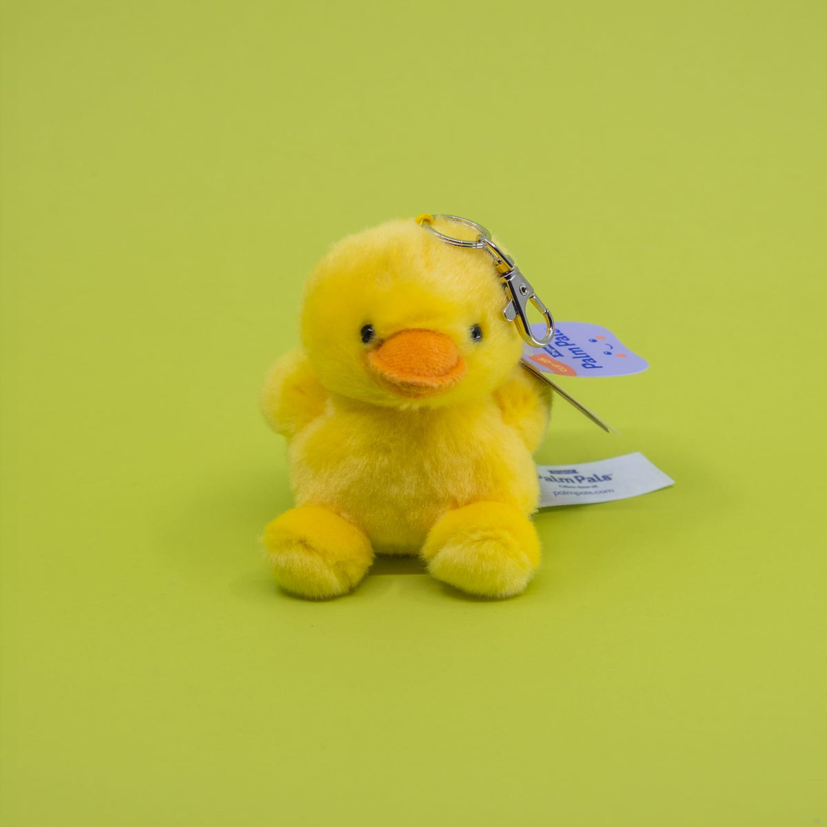 Tubby Rubber Ducky Palm Pals Clip-On Plush