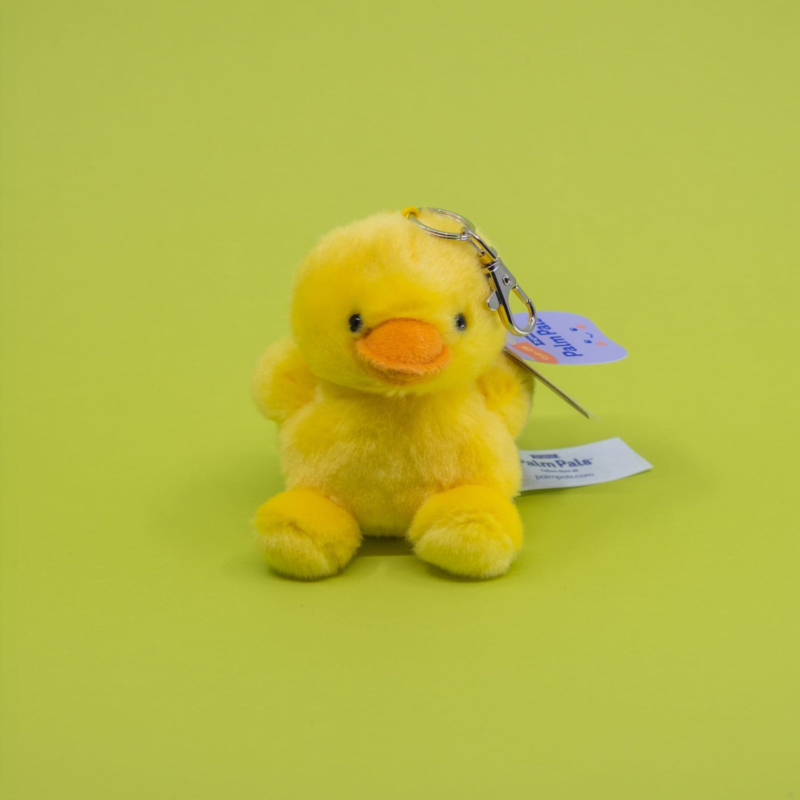 Tubby Rubber Ducky Palm Pals Clip-On Plush