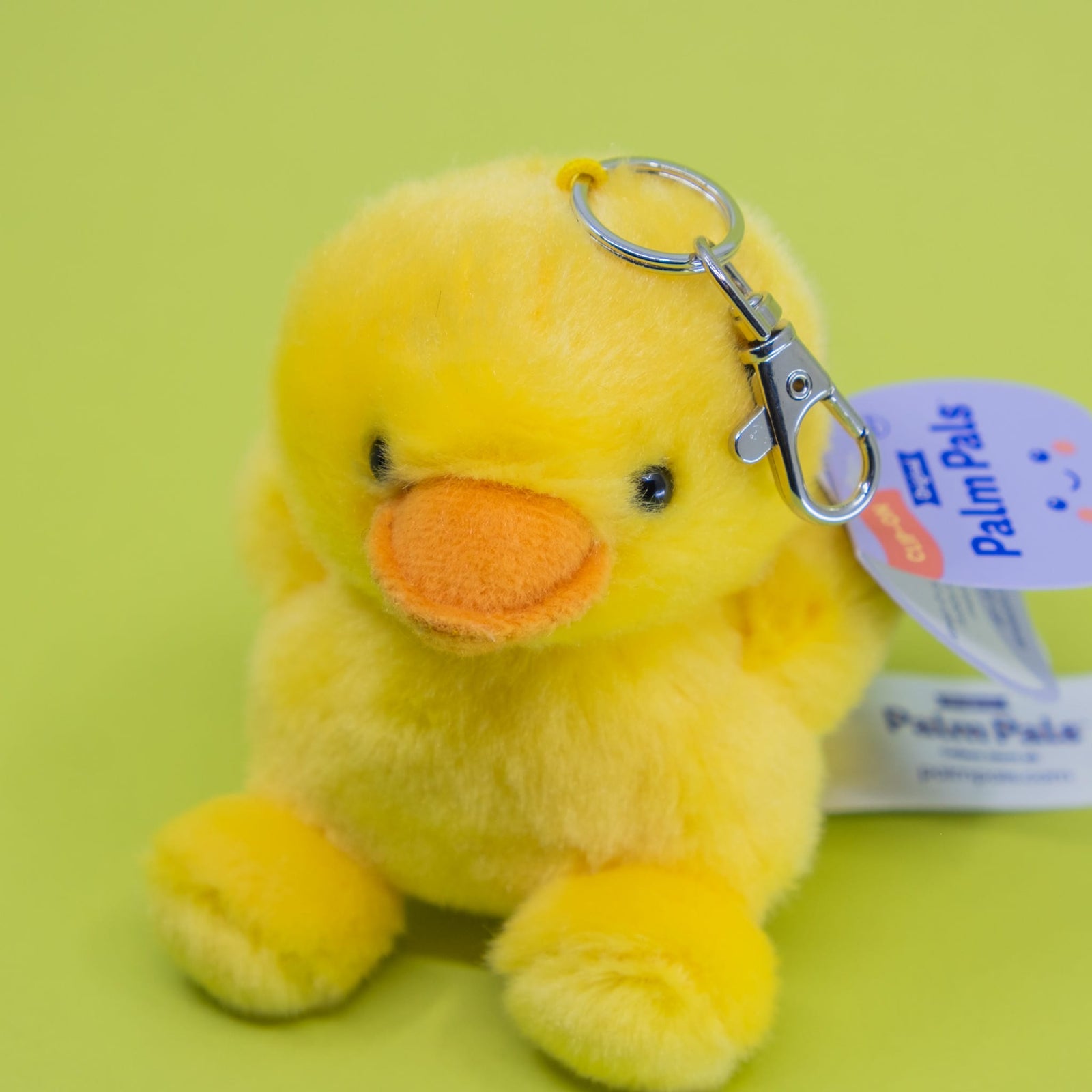 Tubby Rubber Ducky Palm Pals Clip-On Plush