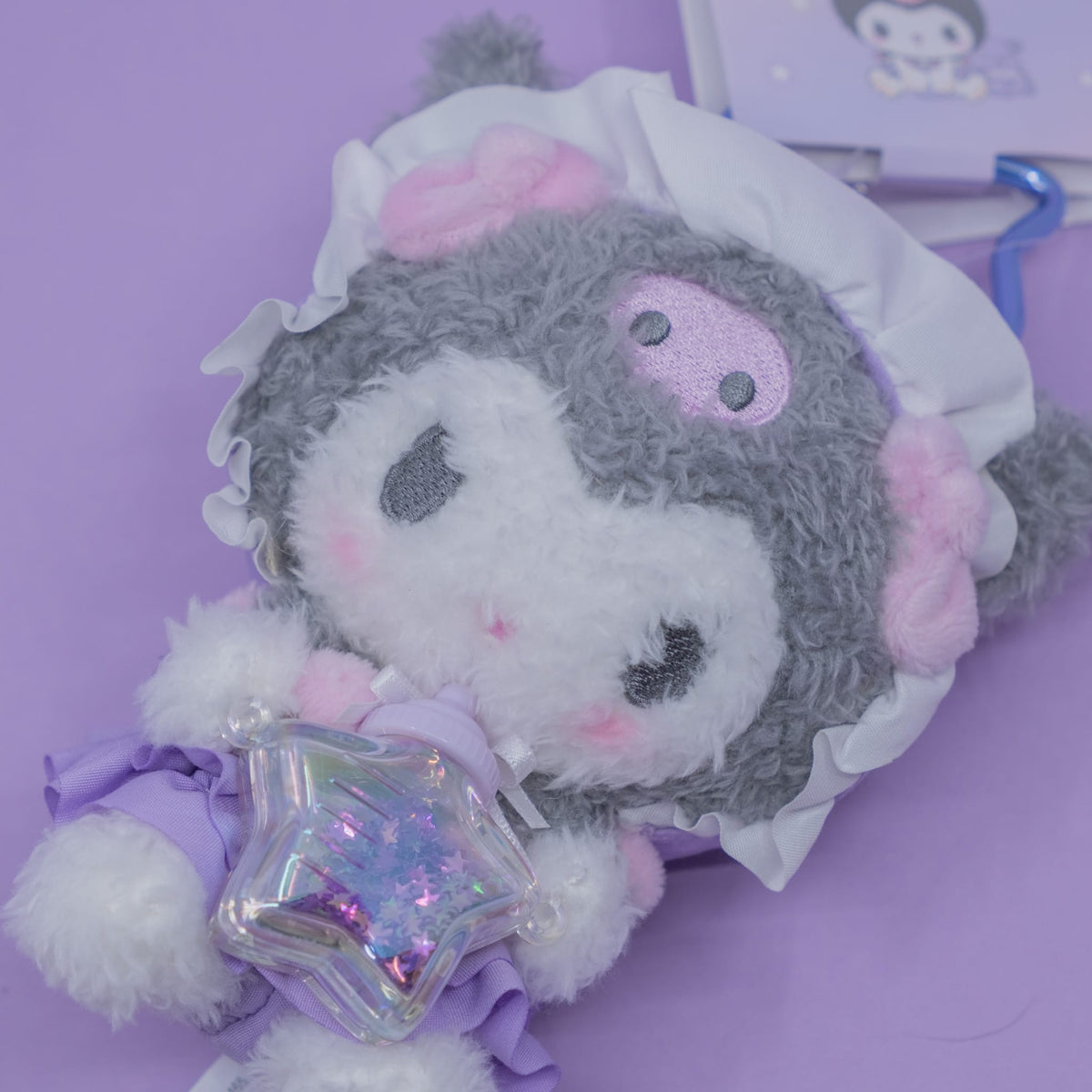 Kuromi Plush Keychain (Baby Stardust Series)