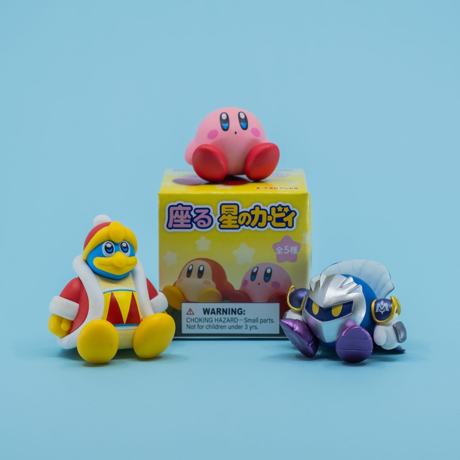 Caja ciega de Kirby sentado