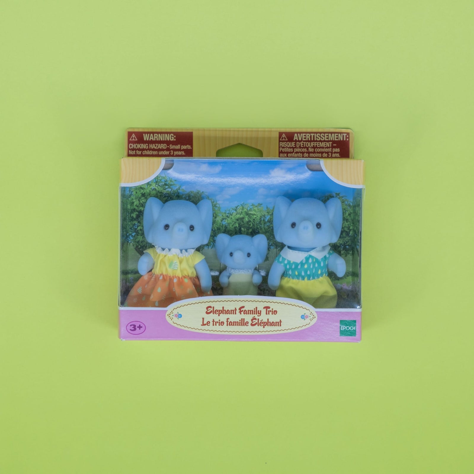 Calico Critters Elephant Family Trio Playset