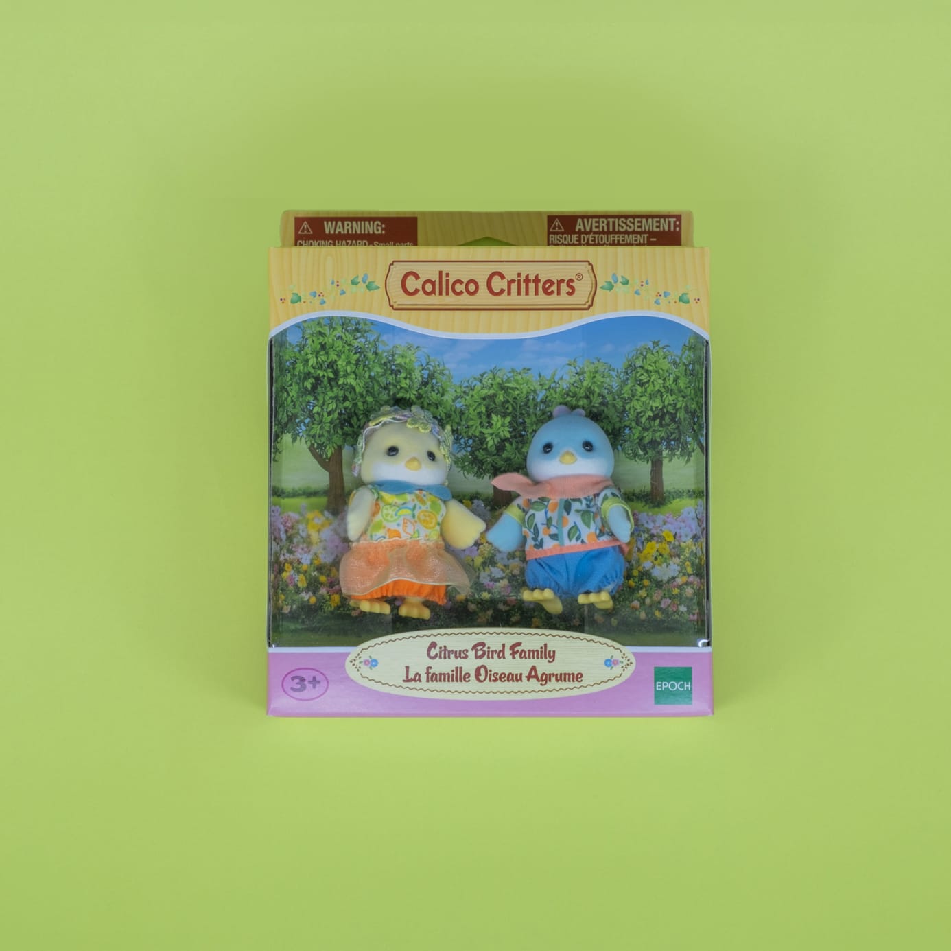 Calico Critters Citrus Bird Family