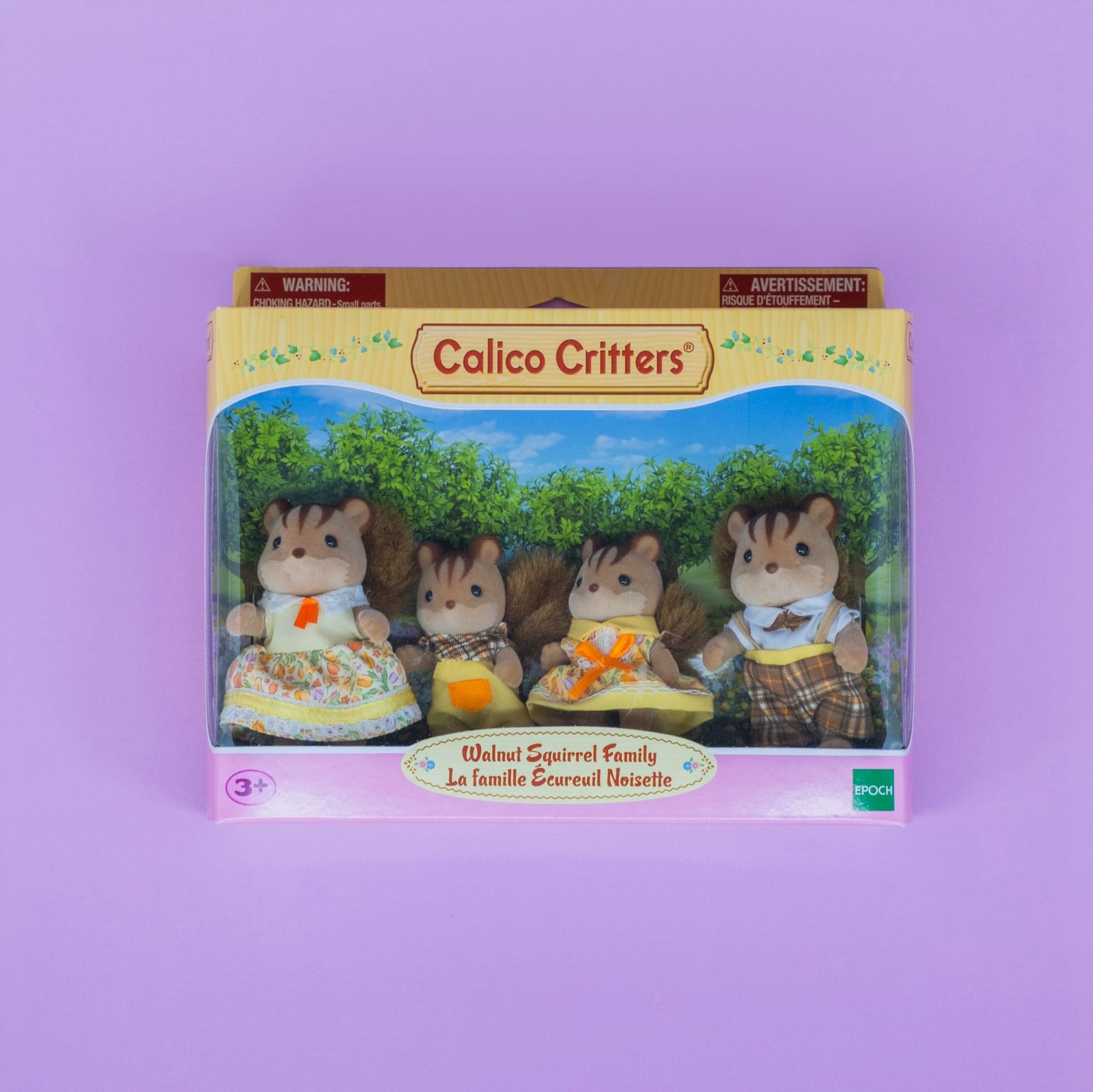 Walnut Squirrel Family Calico Critters Playset