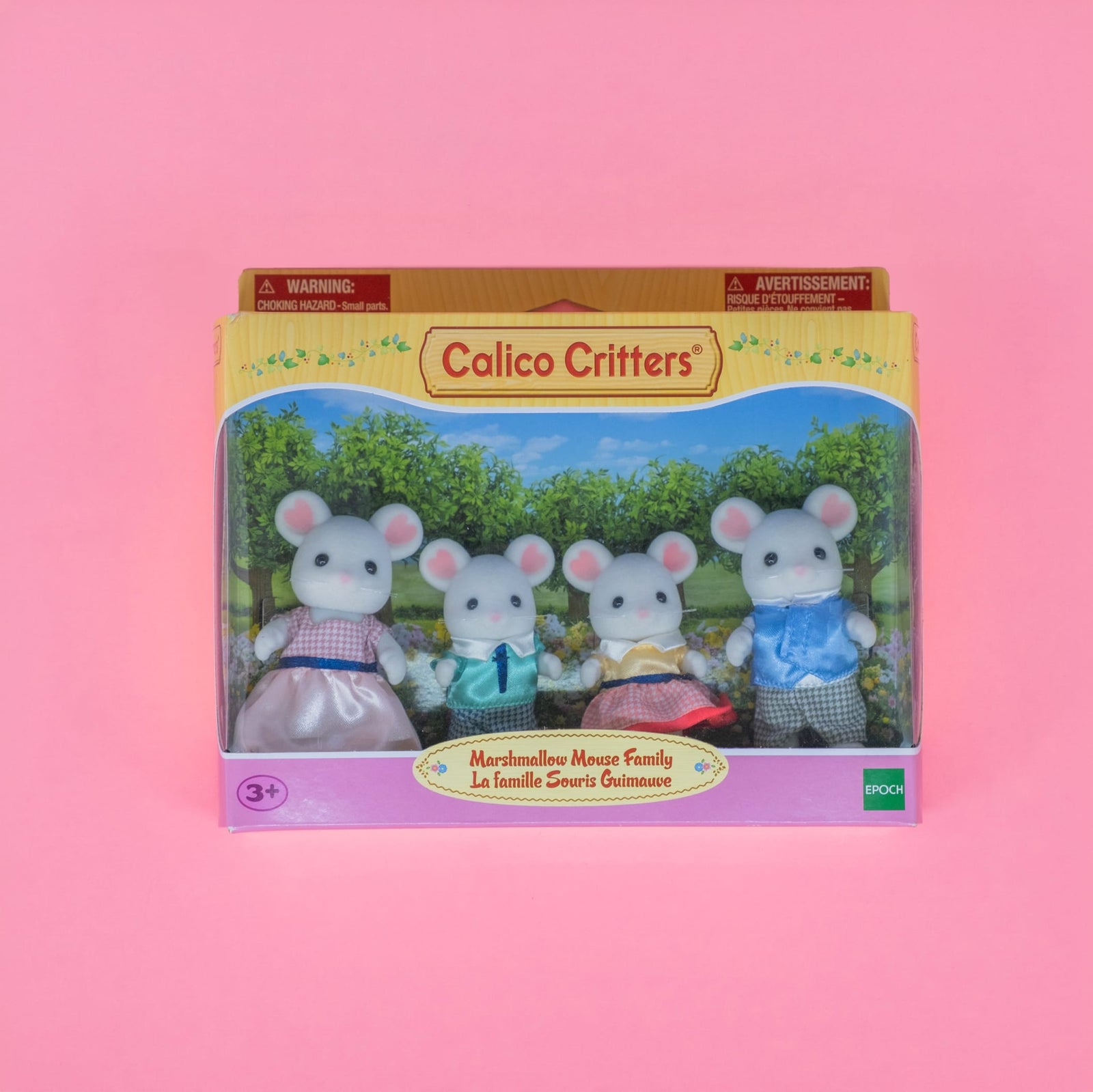 Marshmallow Mouse Family Calico Critters Playset
