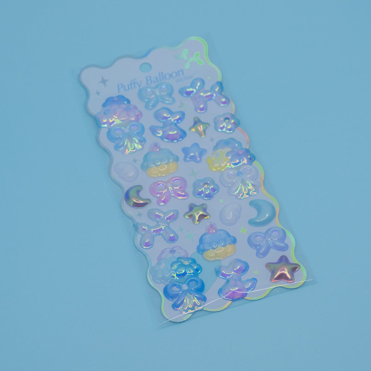 Blue Balloon Bonbon Drop Stickers