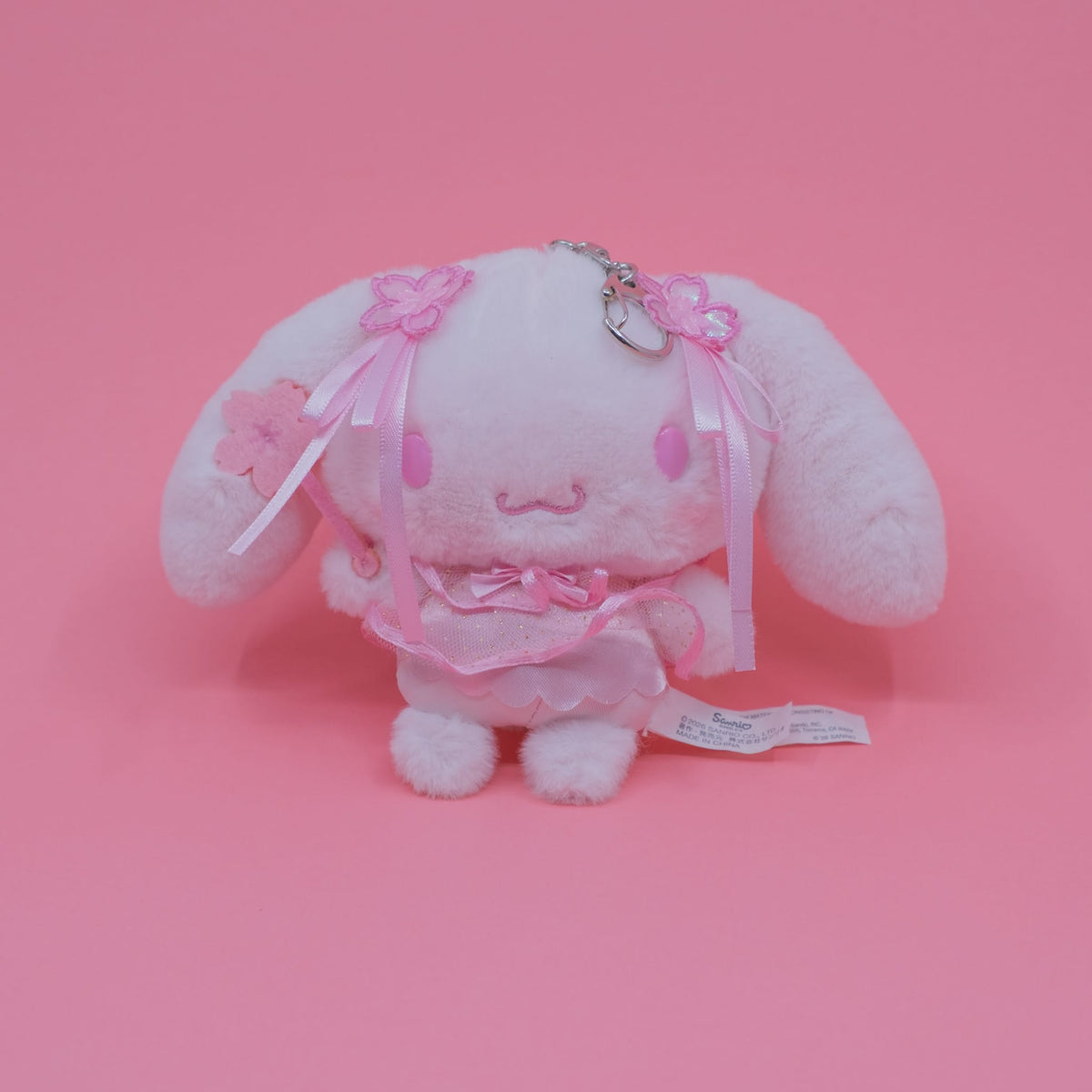 Cinnamoroll Sakura Plush Keychain