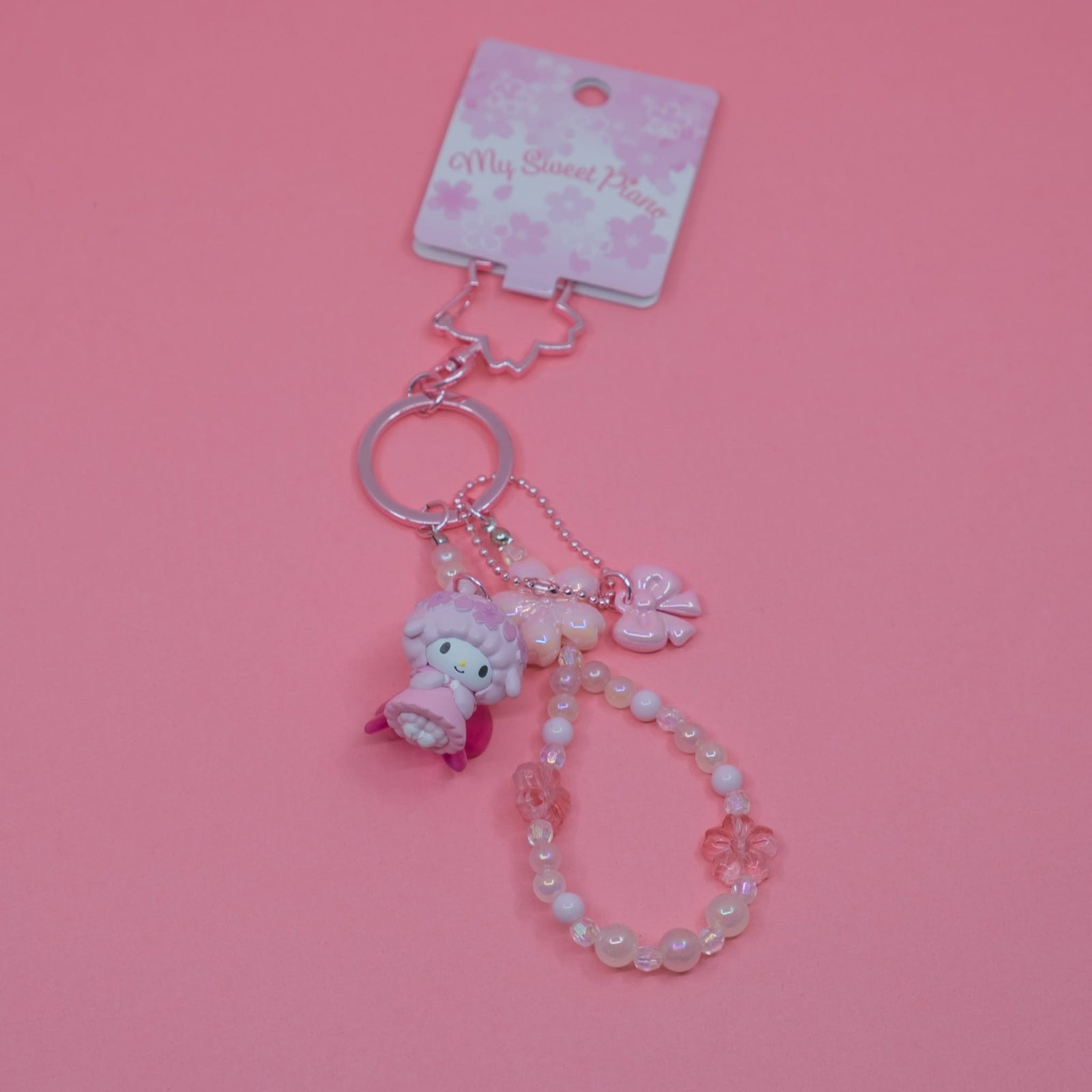 My Sweet Piano Sakura Charm Keychain