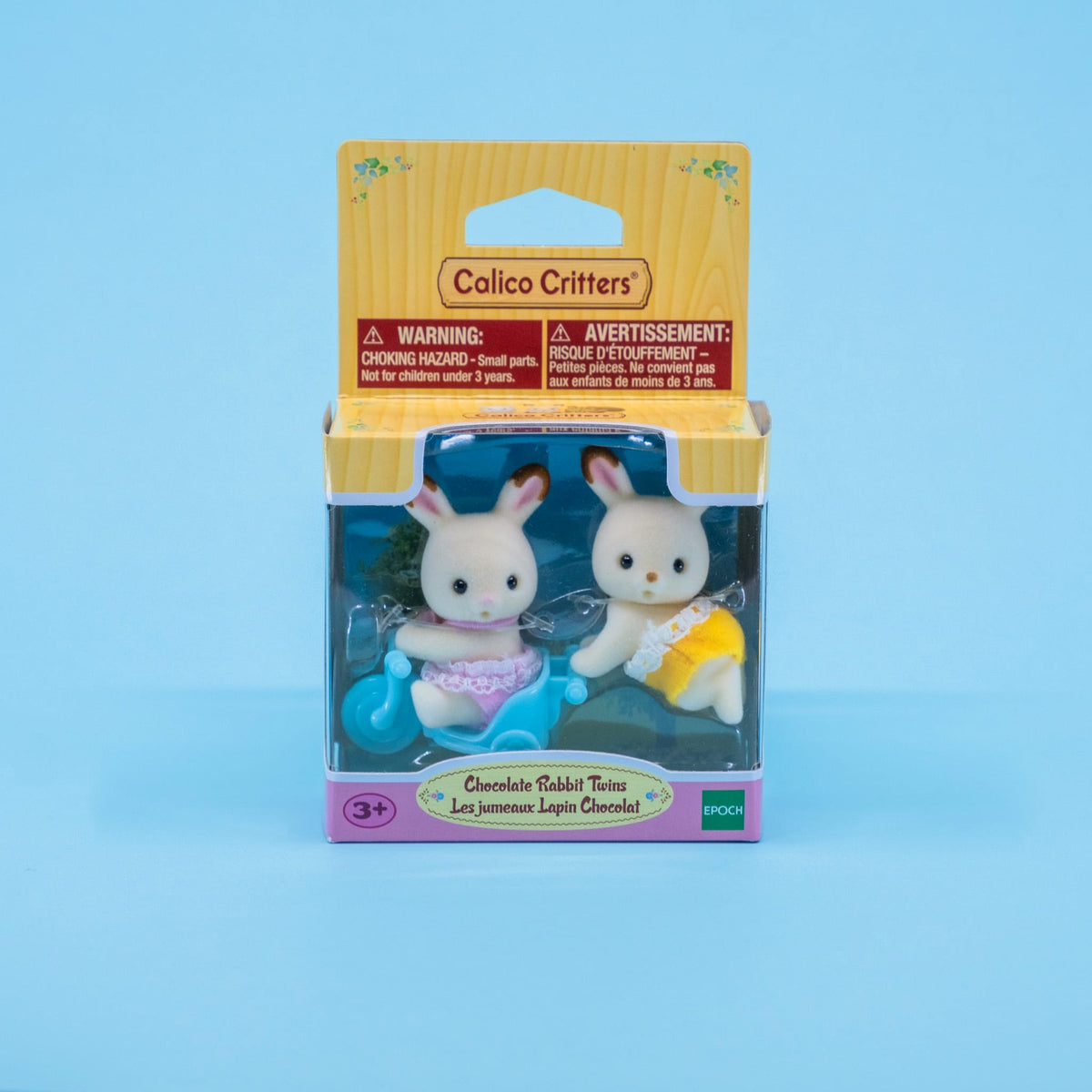 Chocolate Rabbit Twins Calico Critters Figures