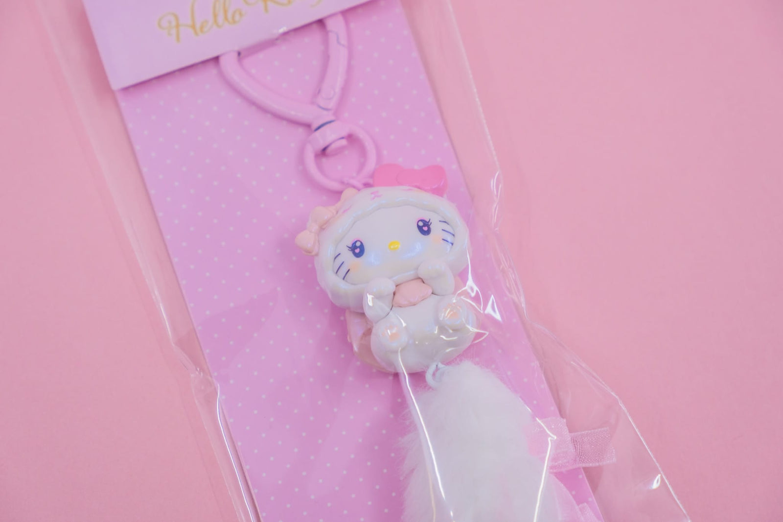 Hello Kitty Kitten Bow Keychain
