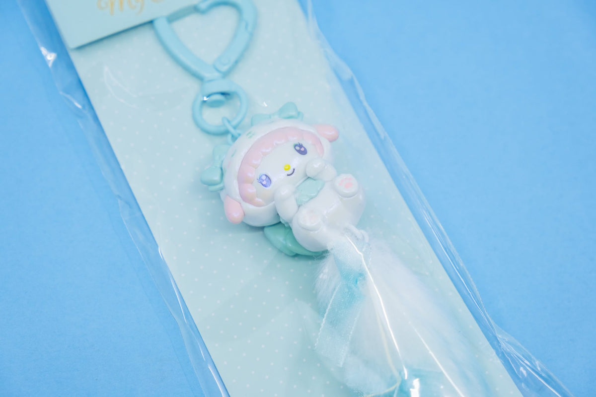 My Sweet Piano Kitten Bow Keychain