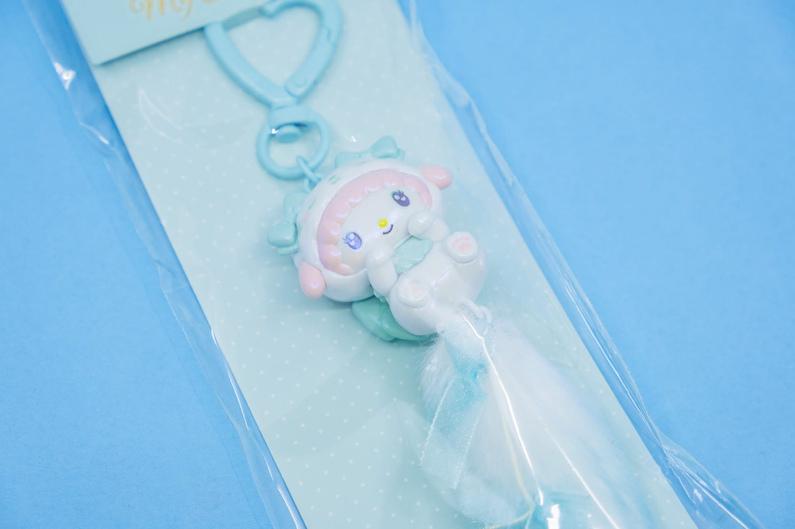 My Sweet Piano Kitten Bow Keychain