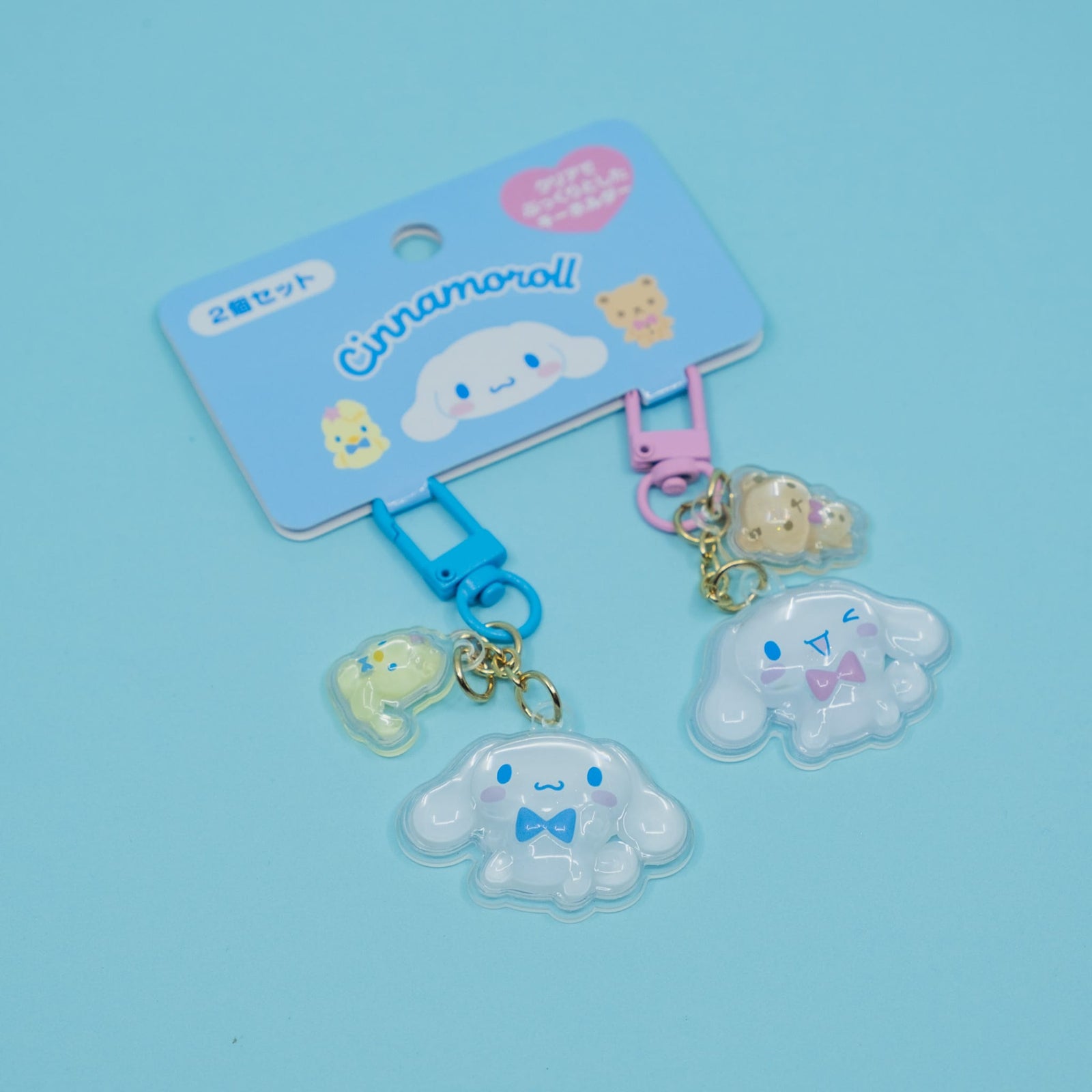 Cinnamoroll Acrylic Niko Niko Duo Keychain