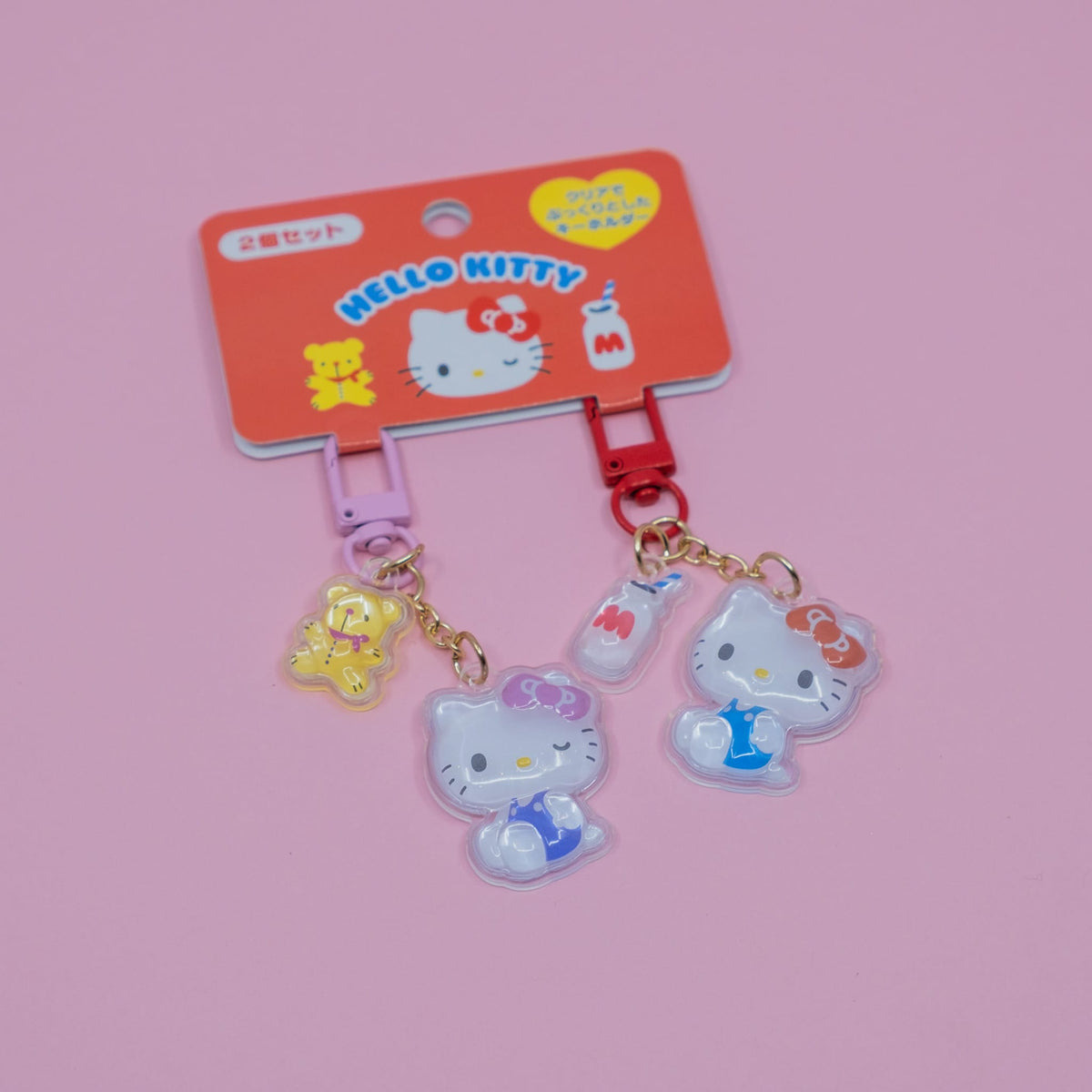 Hello Kitty Acrylic Niko Niko Duo Keychain