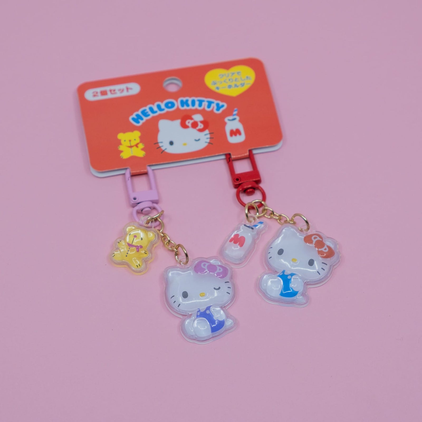 Hello Kitty Acrylic Niko Niko Duo Keychain