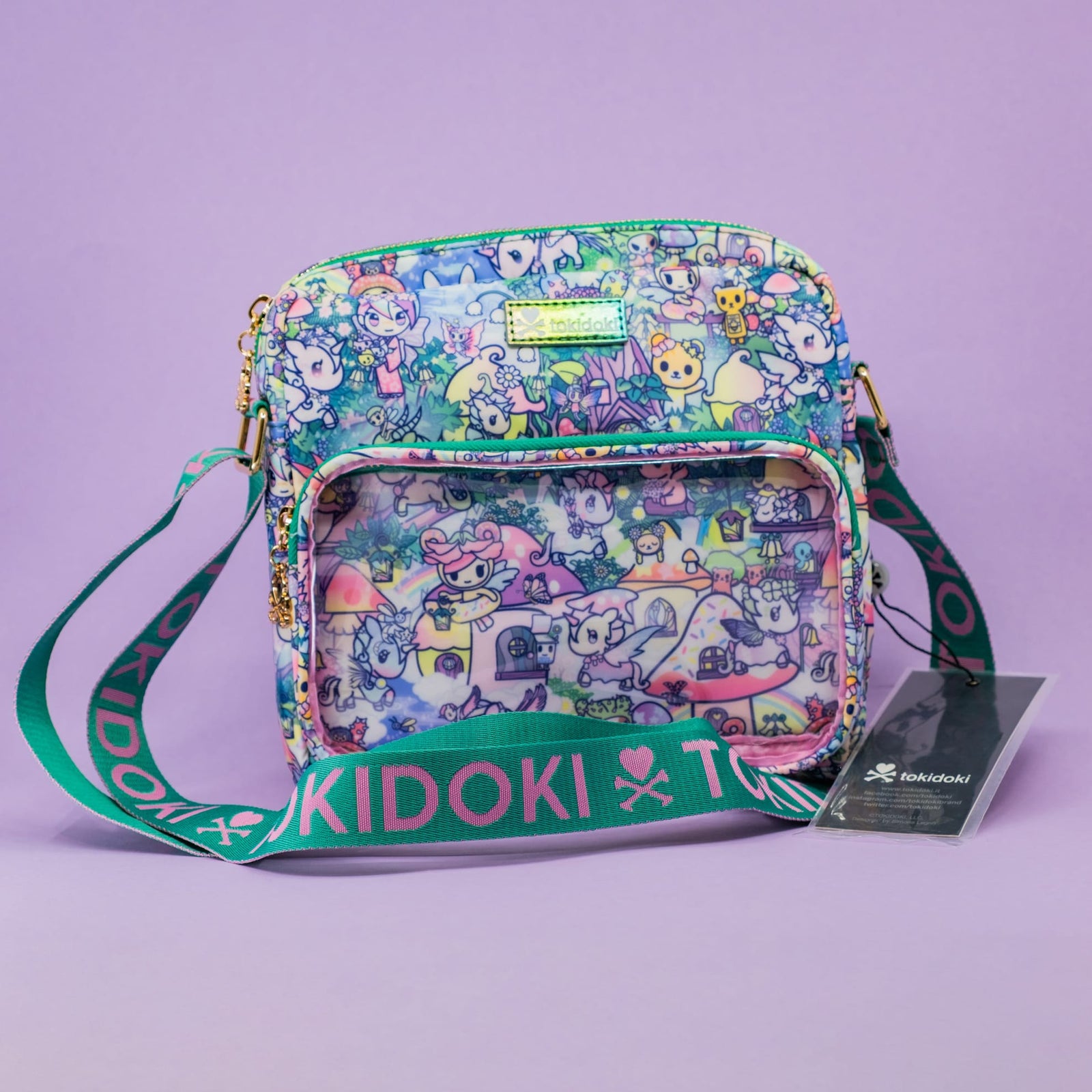 Forest Fairies Clear Pocket Crossbody