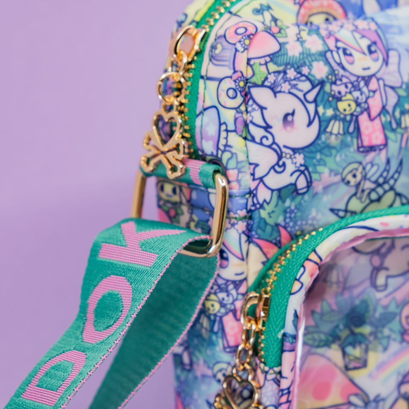 Forest Fairies Clear Pocket Crossbody