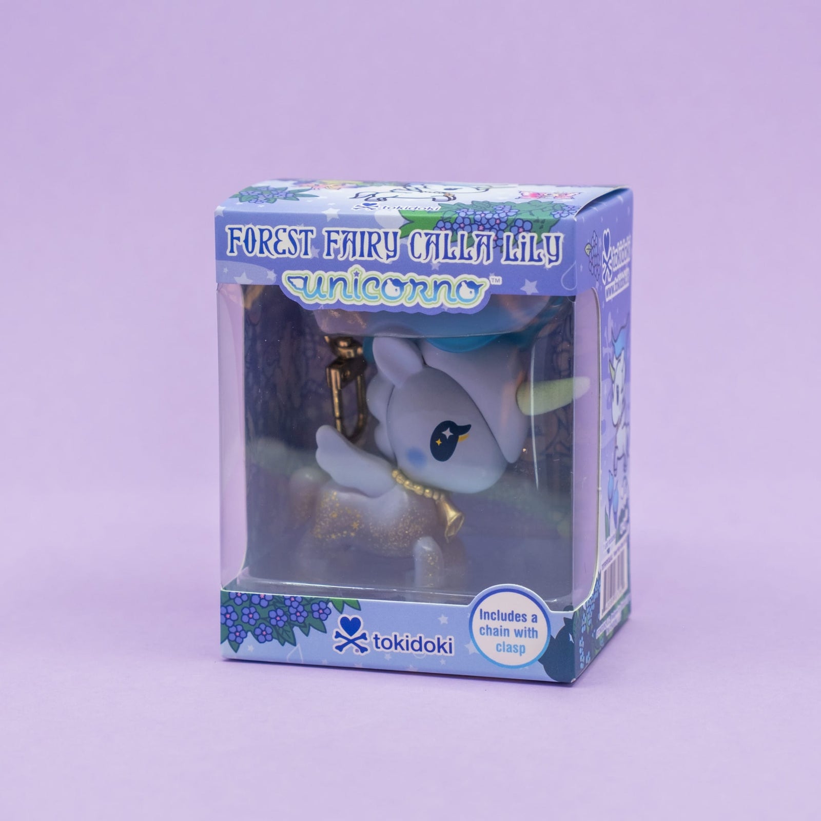 Forest Fairy Calla Lily Unicorno Bag Charm